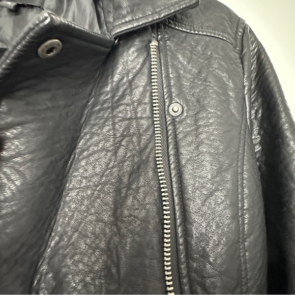 MEMBERS ONLY |  Faux Leather Biker Jacket | Black | Size: S - Picture 8 of 10
